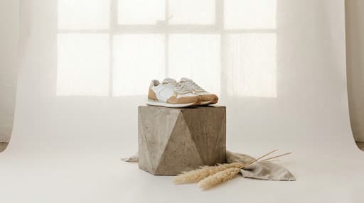 Lifestyle photo of sneakers